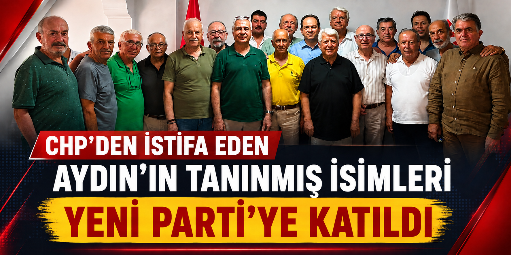 CHP’den istifa eden Aydın’ın tanınmış isimleri YENİ Parti’ye katıldı