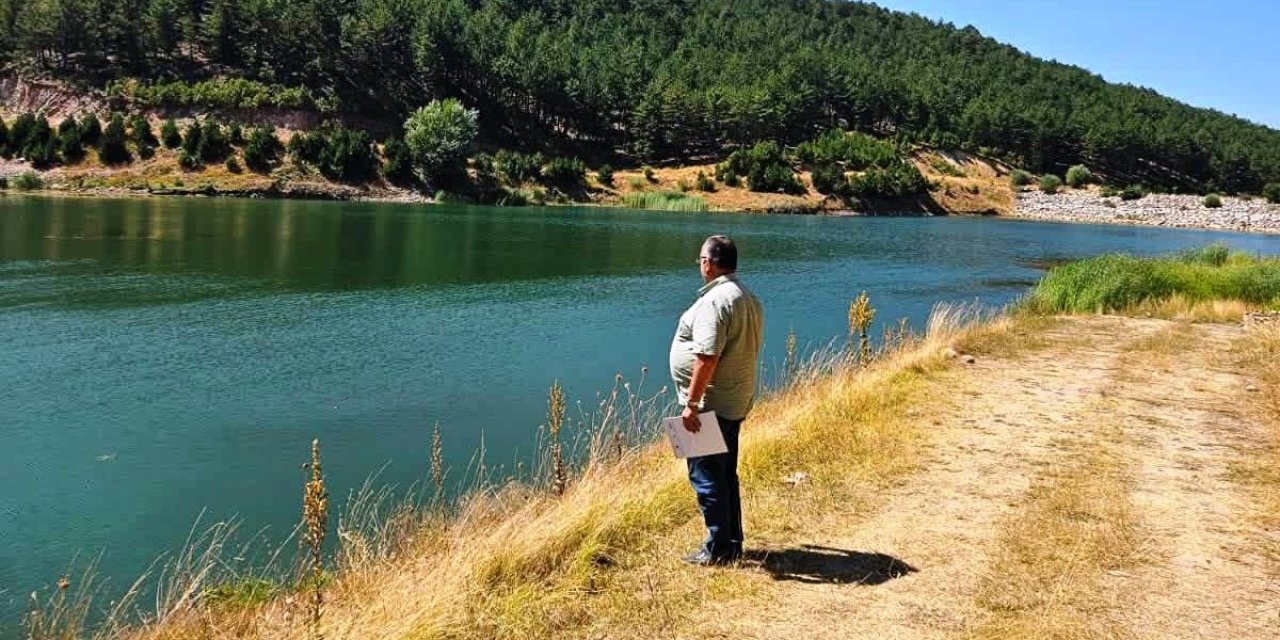 Emet Konuş Göleti’nde su ürünleri denetimi