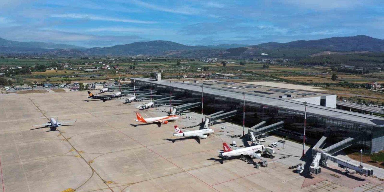 Milas-Bodrum havalimanı 7 ayda 2 milyon 349 bin yolcuya hizmet verdi
