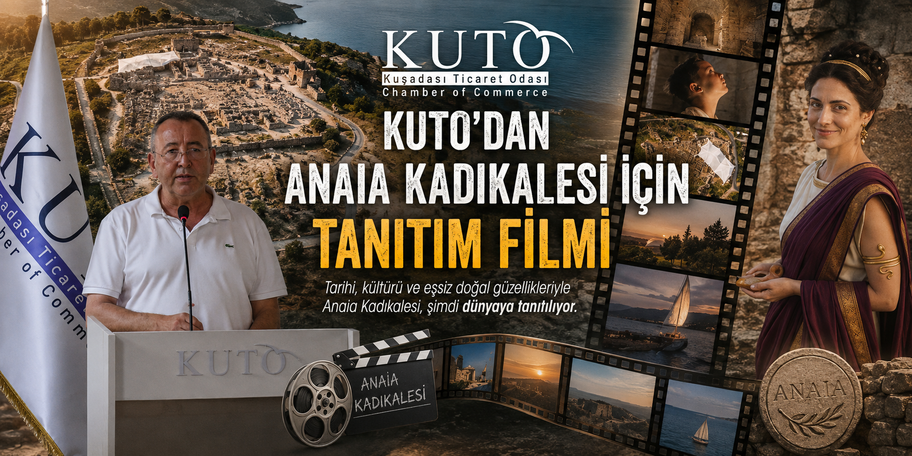KUTO’dan Anaia Kadıkalesi için tanıtım filmi