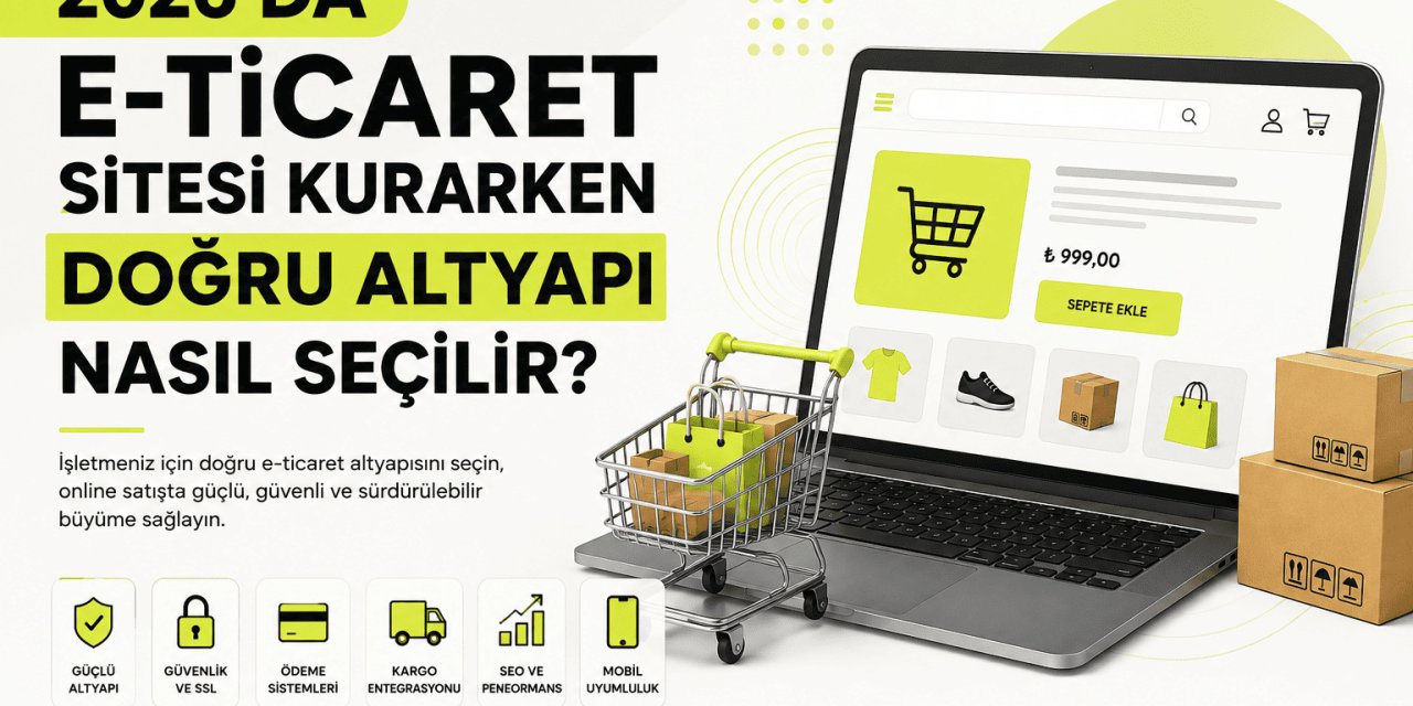 2026'da E-Ticaret Sitesi Kurarken Doğru Altyapı Nasıl Seçilir?