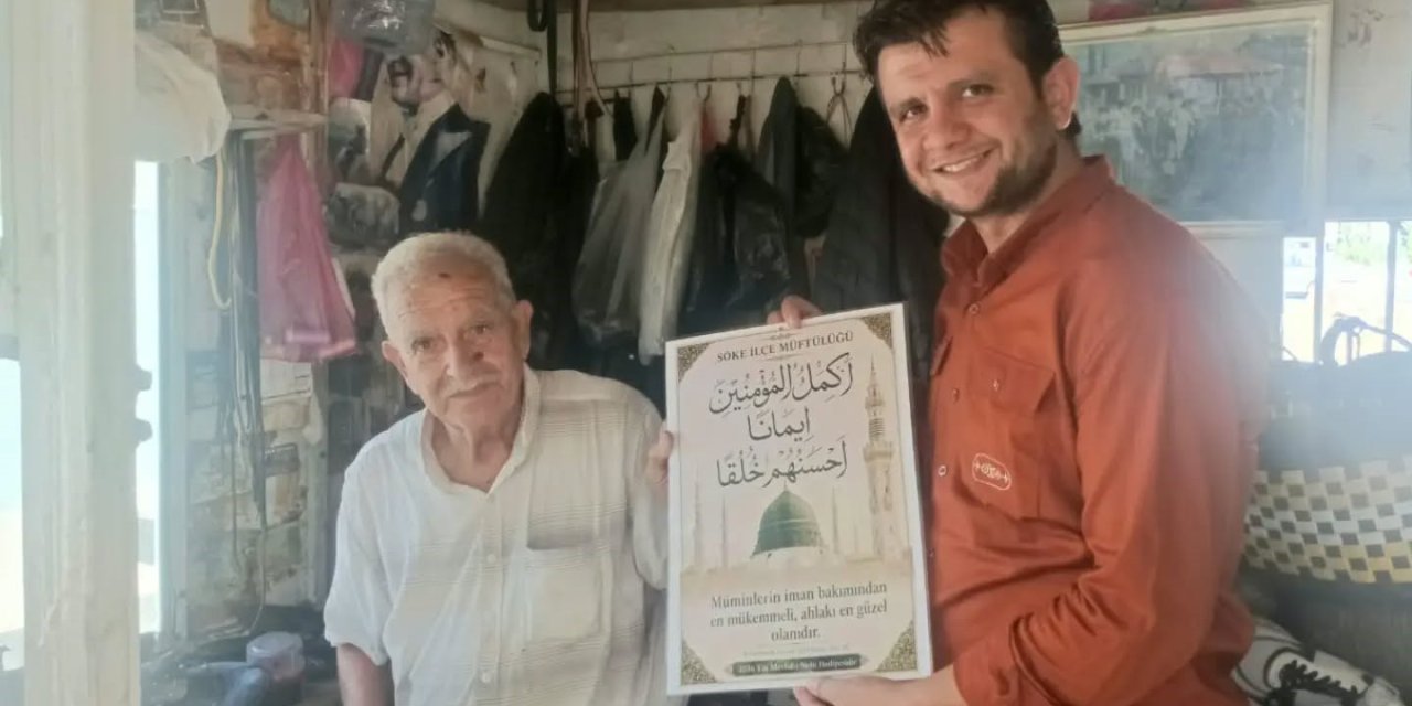 Söke’de esnafa Mevlid-i Nebi Haftası ziyareti