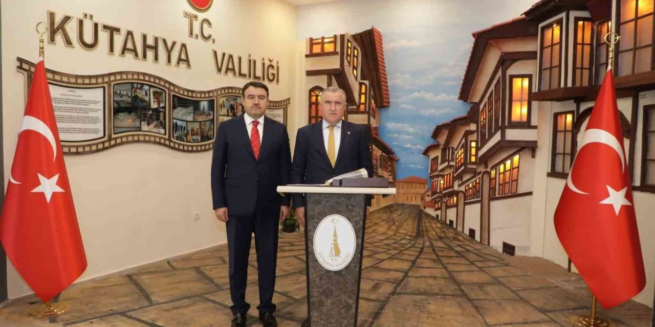 Bakan Bak’tan Vali Musa Işın’a ziyaret