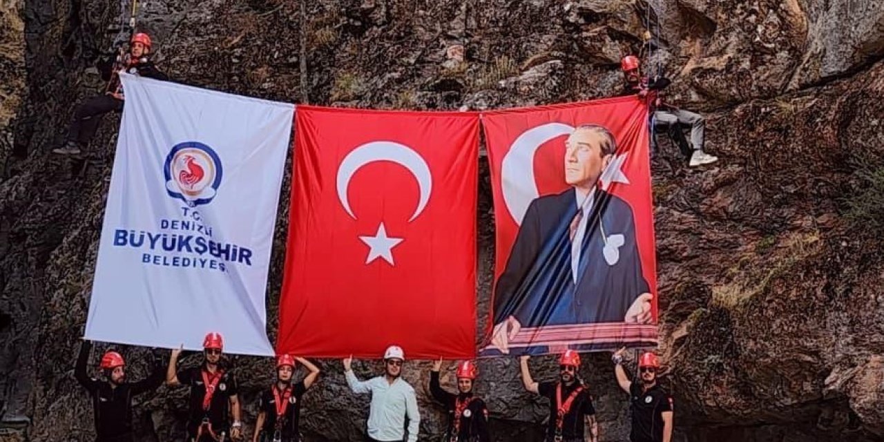 DEBAK’tan Acıpayam Kanyonunda Zafer Bayramı’na özel anlamlı etkinlik
