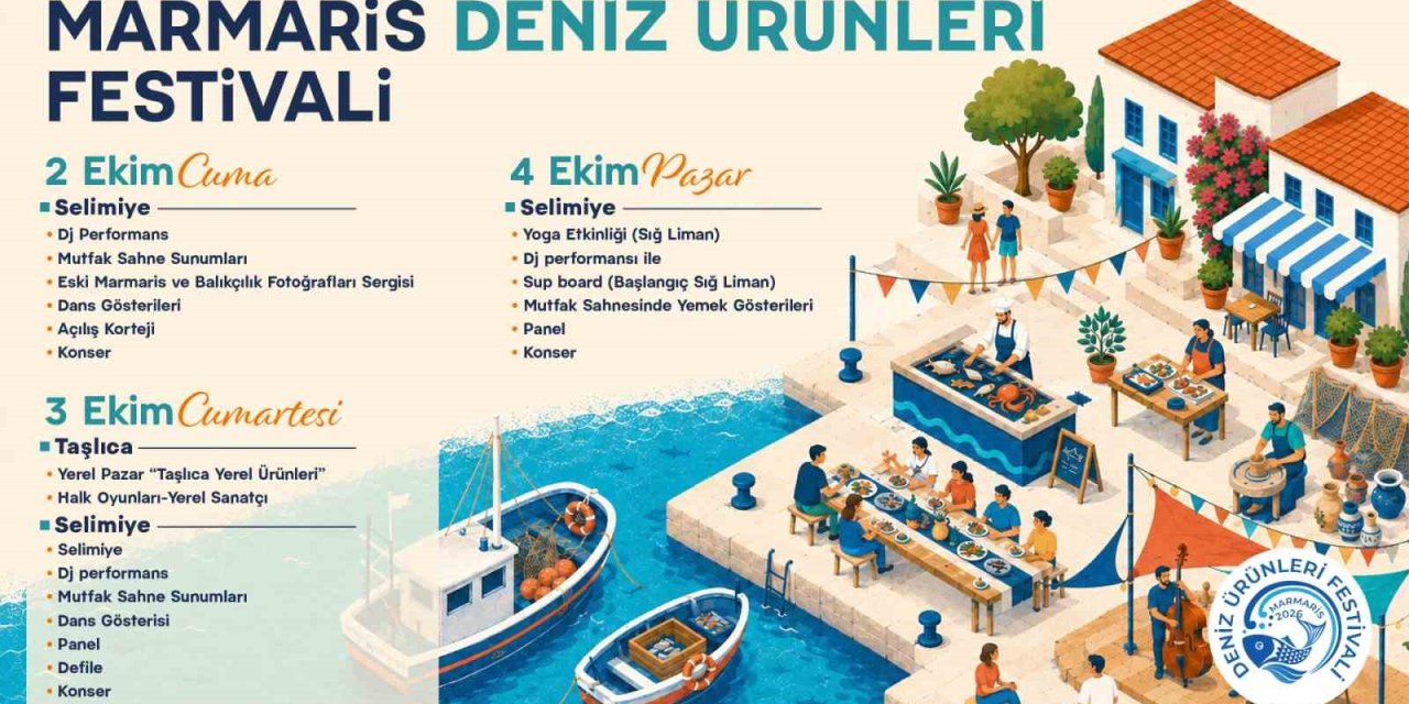 Marmaris Deniz ürünleri Festivali geniş kitlelere ulaşacak