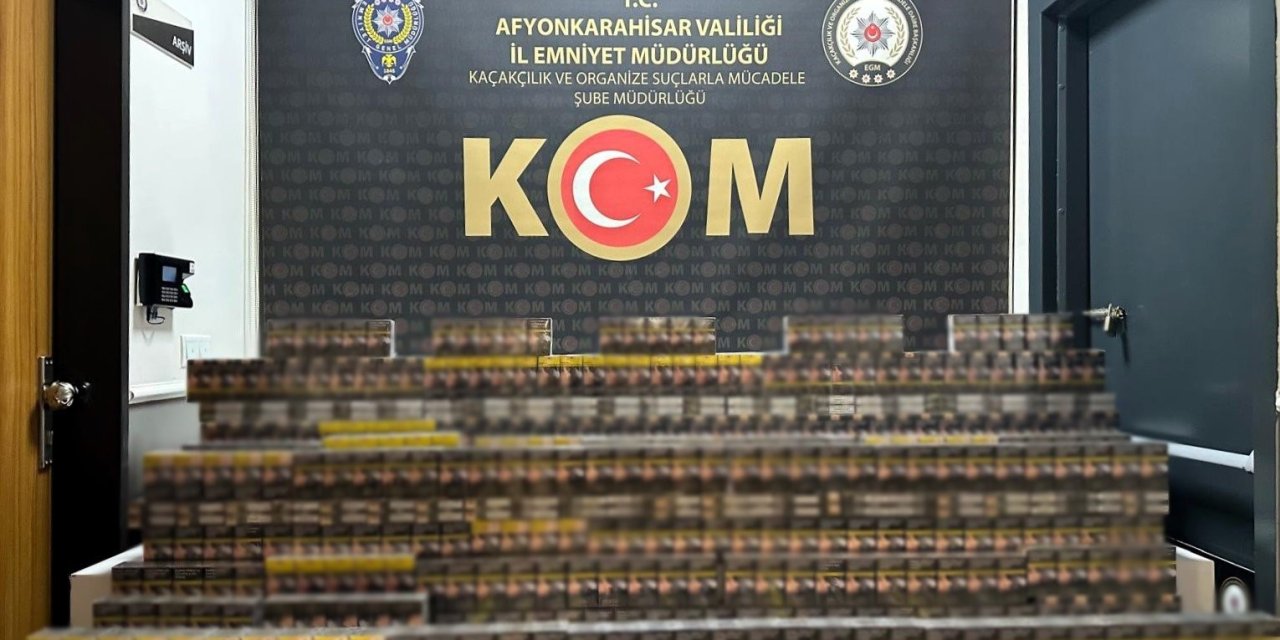 Polis bin 830 paket gümrük kaçağı sigara ele geçirdi