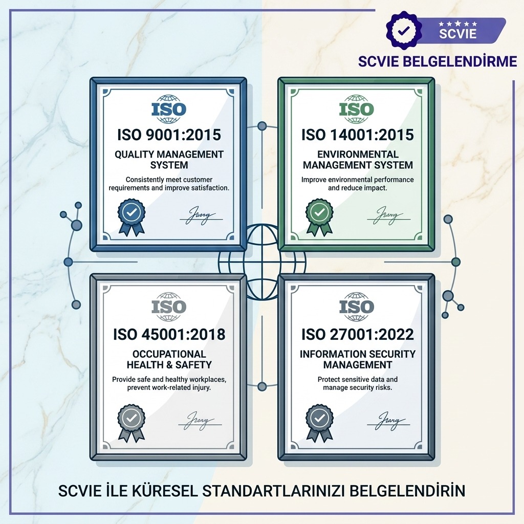 Kurumsal kalite ve güvenliği uluslararası standartlarla tescilleyen profesyonel çözümler