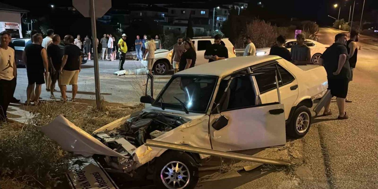 Söke’de trafik kazası: 2 yaralı