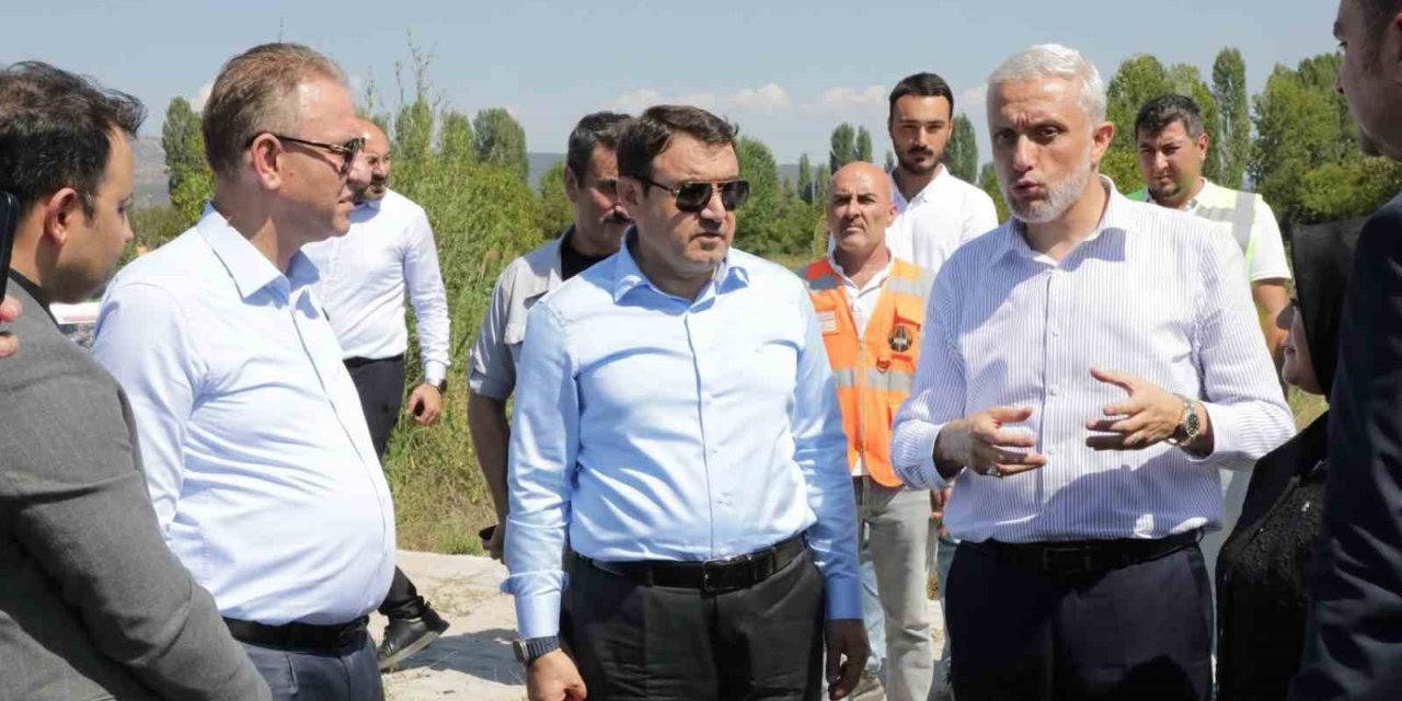Kütahya Valisi Işın, Emet-Simav yolundaki çalışmaları inceledi
