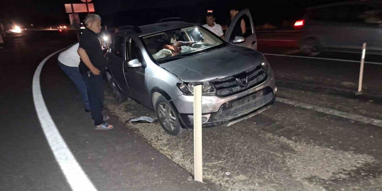 Hisarcık’ta iki otomobil çarpıştı: 2 yaralı