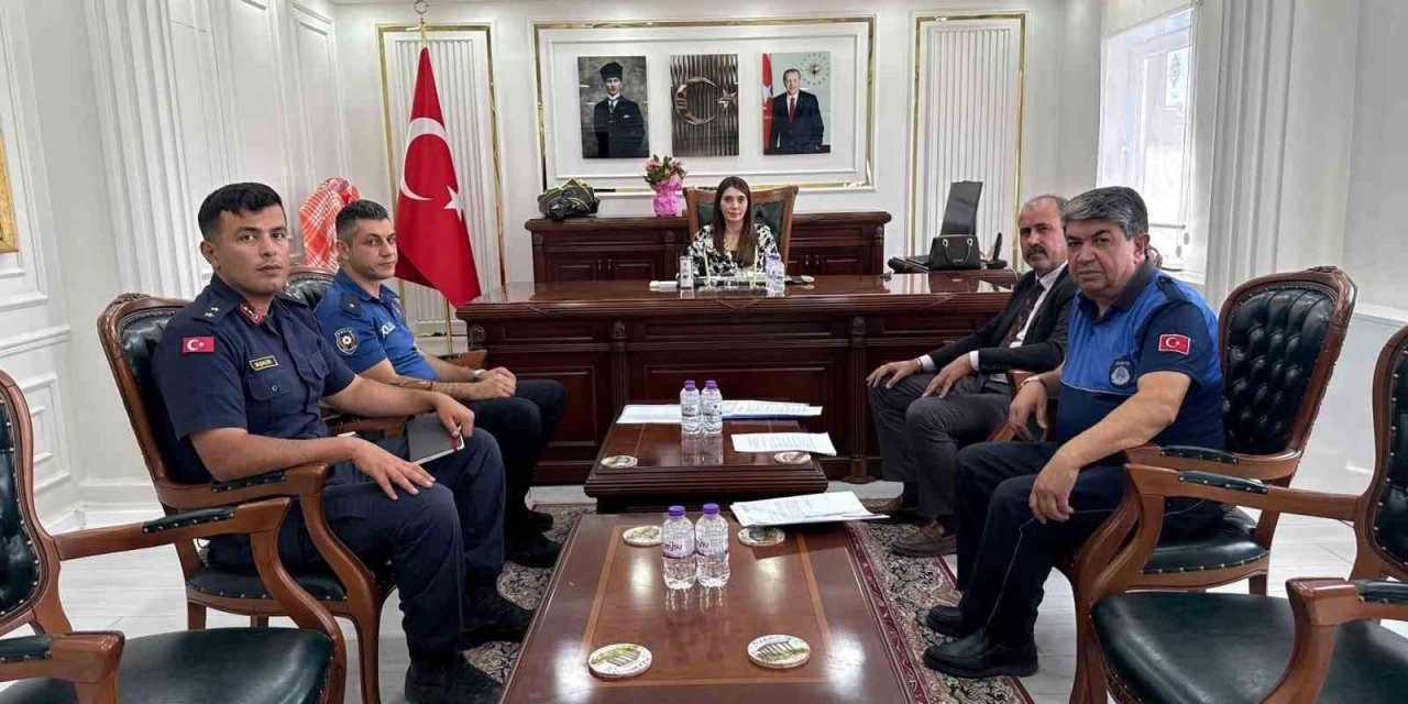 Çavdarhisar’da eylül ayı okul güvenliği toplantısı gerçekleştirildi