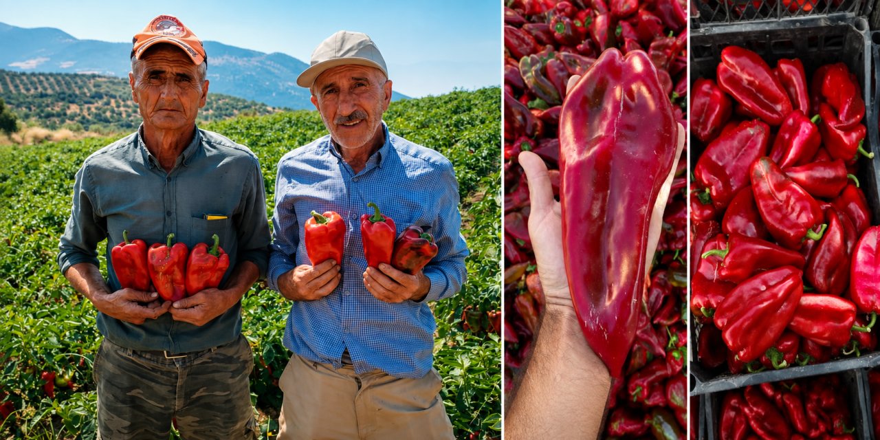 Salihli’de kapya biberde hasat zamanı