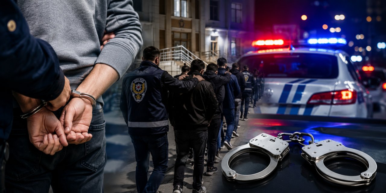Manisa’da bir ayda 2 bin 196 kişi yakalandı, 913’ü tutuklandı