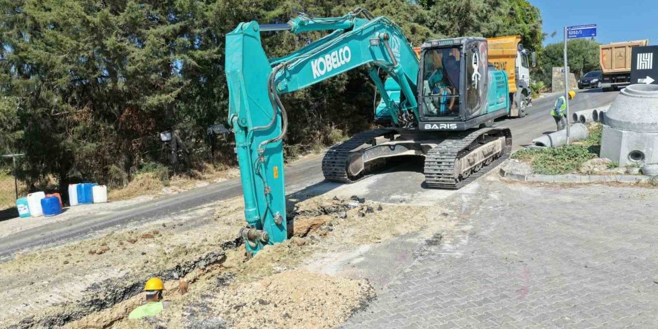 Aydın Büyükşehir Belediyesi’nden Kuşadası’nda altyapı yatırımı