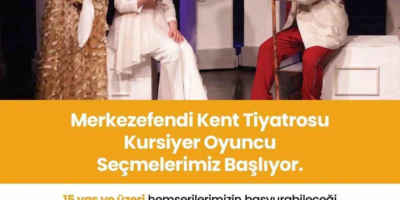 Merkezefendi kent tiyatrosu’nda kurs ve seçmeler için başvurular başladı