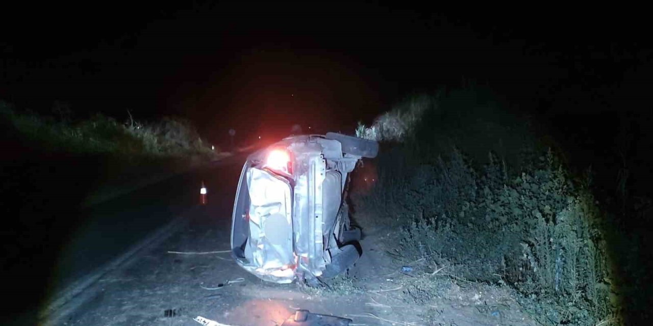 Ödemiş’te takla atan otomobilde 1 kişi hayatını kaybetti