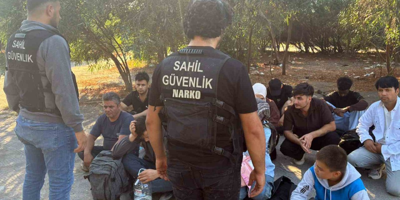 Dalaman’da 18 düzensiz göçmen yakalandı