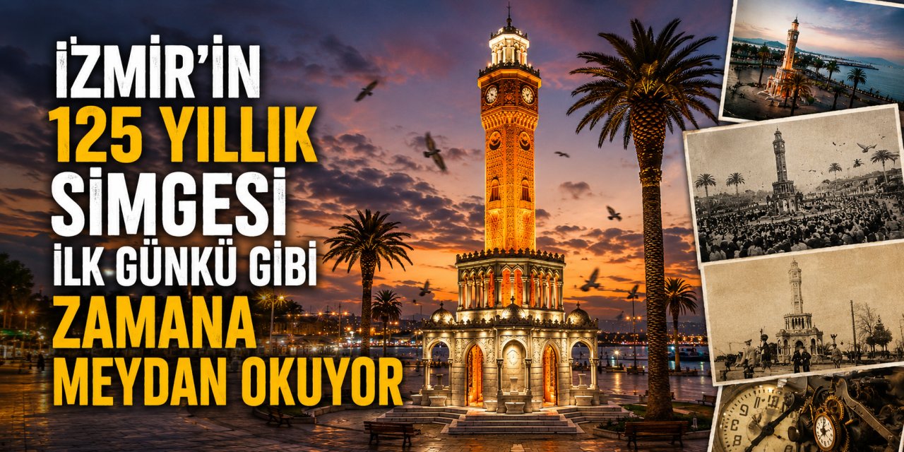 İzmir’in kalbi 125 yıldır aynı ritimde atıyor: Saat Kulesi zamana meydan okuyor