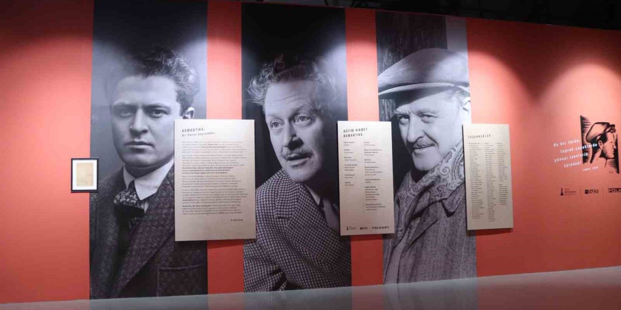 İzmir’de ’Nazım Hikmet-Romantika’ sergisi kapılarını açtı