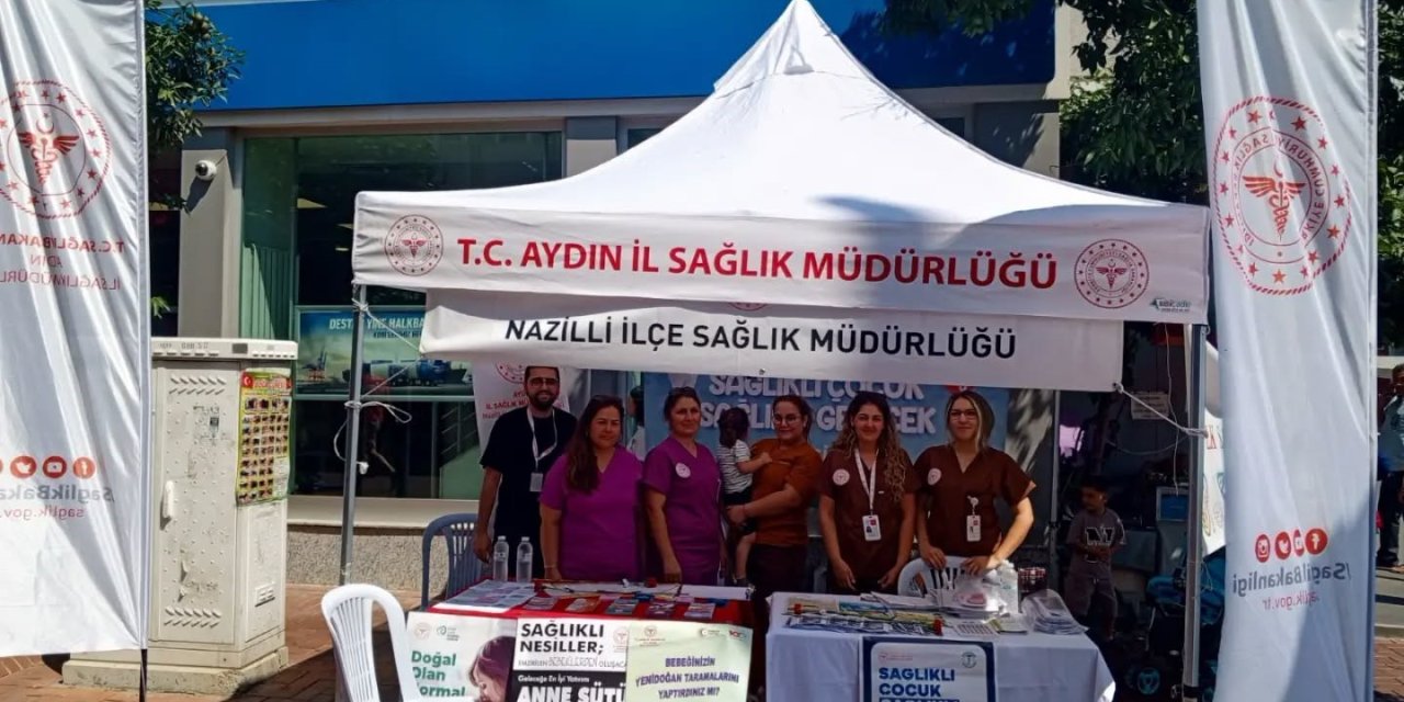 Nazilli’de Halk Sağlığı Haftası’nda sağlıklı gelecek için farkındalık çalışması