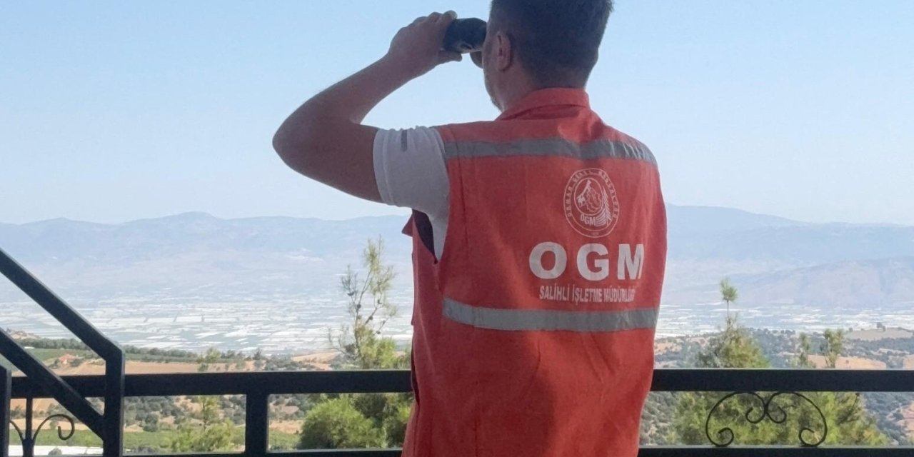 Sarıgöl’ün "duman gözcüleri" 7/24 nöbette