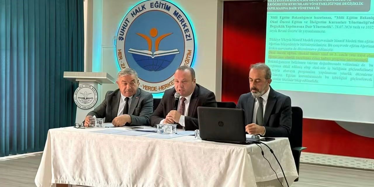 Şuhut’ta yeni eğitim öğretim yılı öncesi güvenlik toplantısı