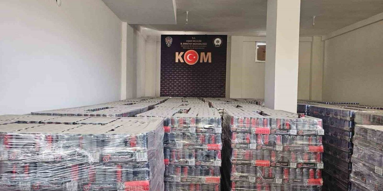 Uşak’ta 16 bin 200 adet tarihi geçmiş enerji içeceği ele geçirildi