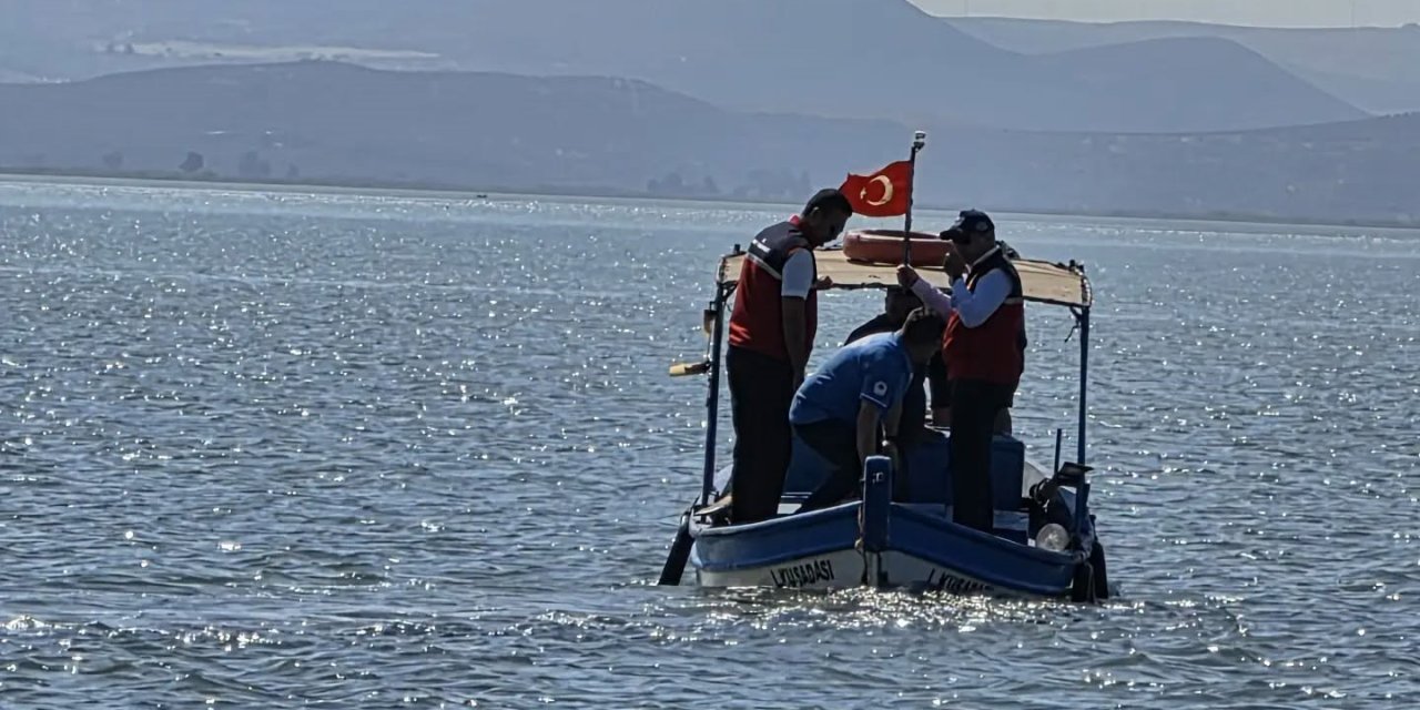 Karina Dalyanı’nda su ürünleri denetimi yapıldı