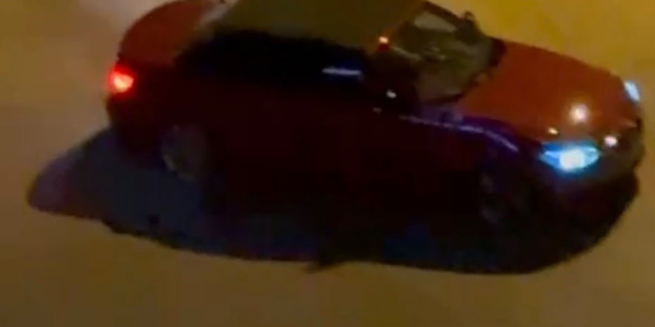 İzmir’de mahalleliyi bezdiren drift magandaları kamerada