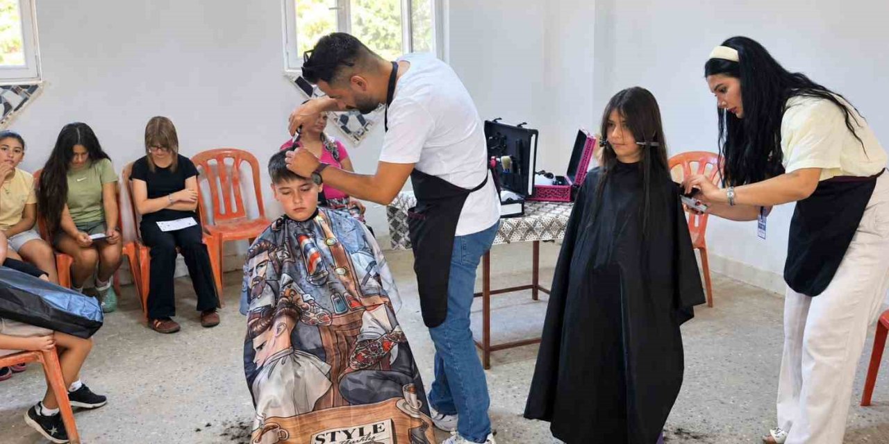 Söke Belediyesi’nden okul öncesi ücretsiz saç tıraşı