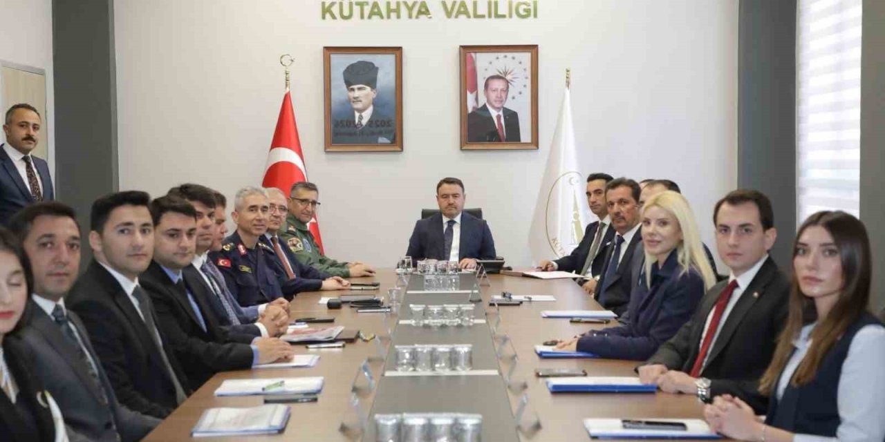Kütahya’da güvenlik ve asayiş masaya yatırıldı