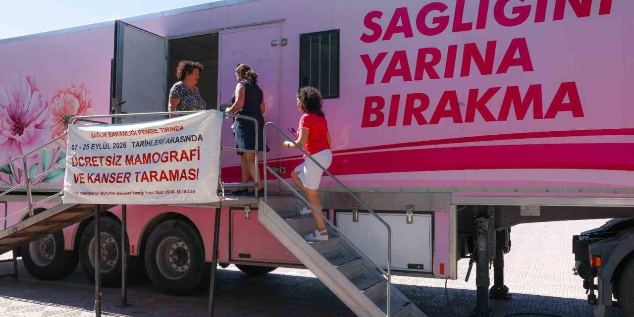 Kanser tarama aracı "Pembe Prenses" Aliağa’da