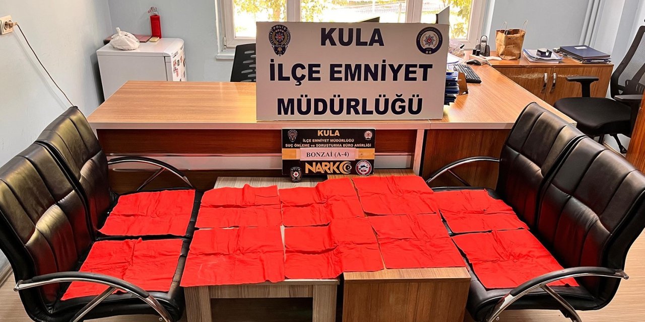 Kula’da zehir tacirlerine darbe: 1 şüpheli tutuklandı