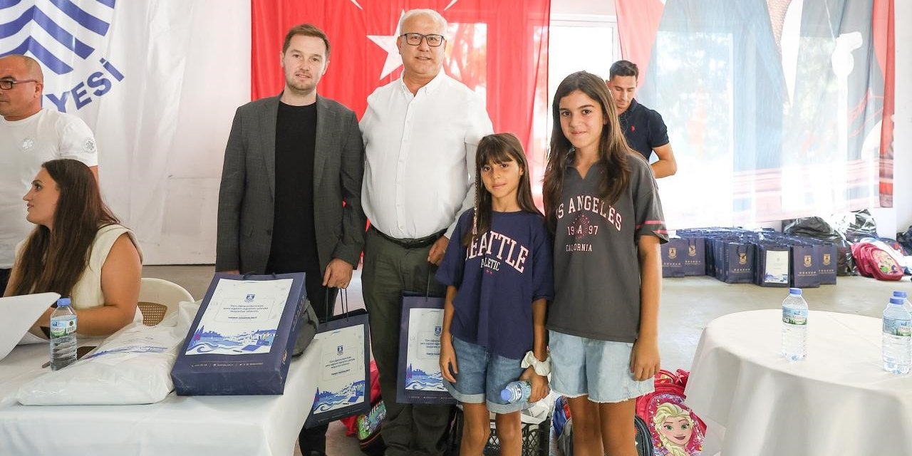 Bodrum Belediyesinden 1250 öğrenciye kırtasiye ve burs desteği