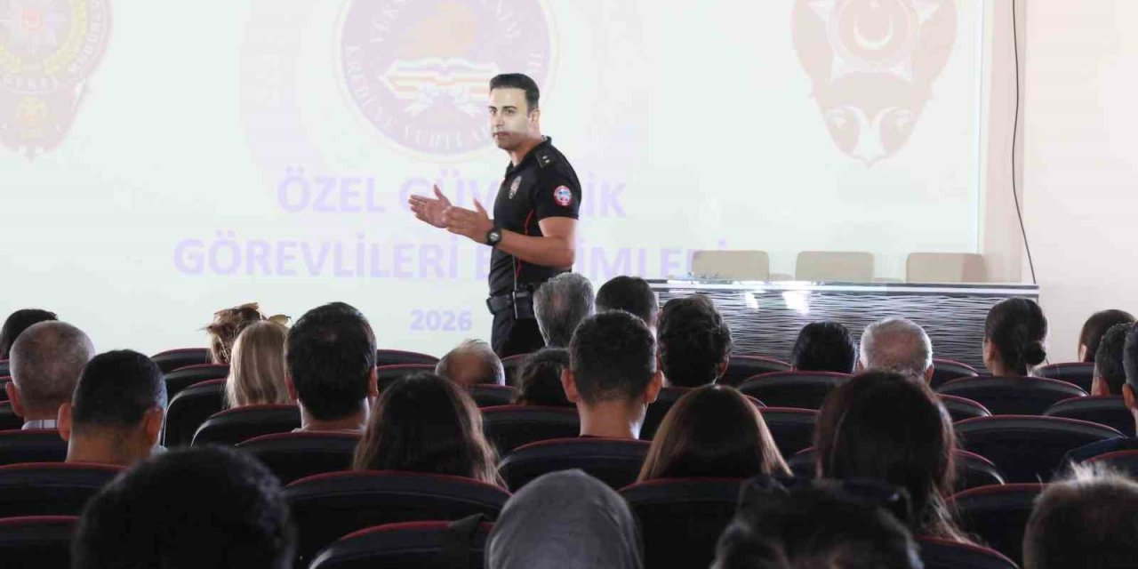 Aydın’da güvenlik personeline gelişim eğitimi