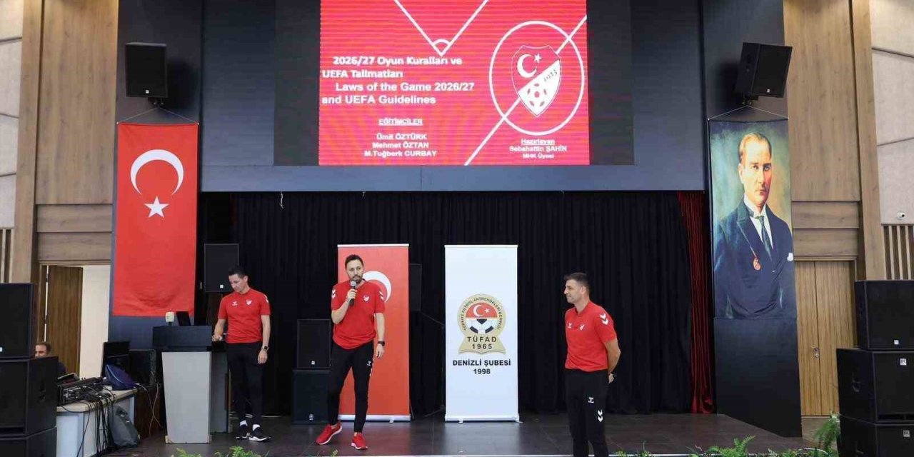 Merkezefendi’de futbolun yeni sezon kuralları konuşuldu