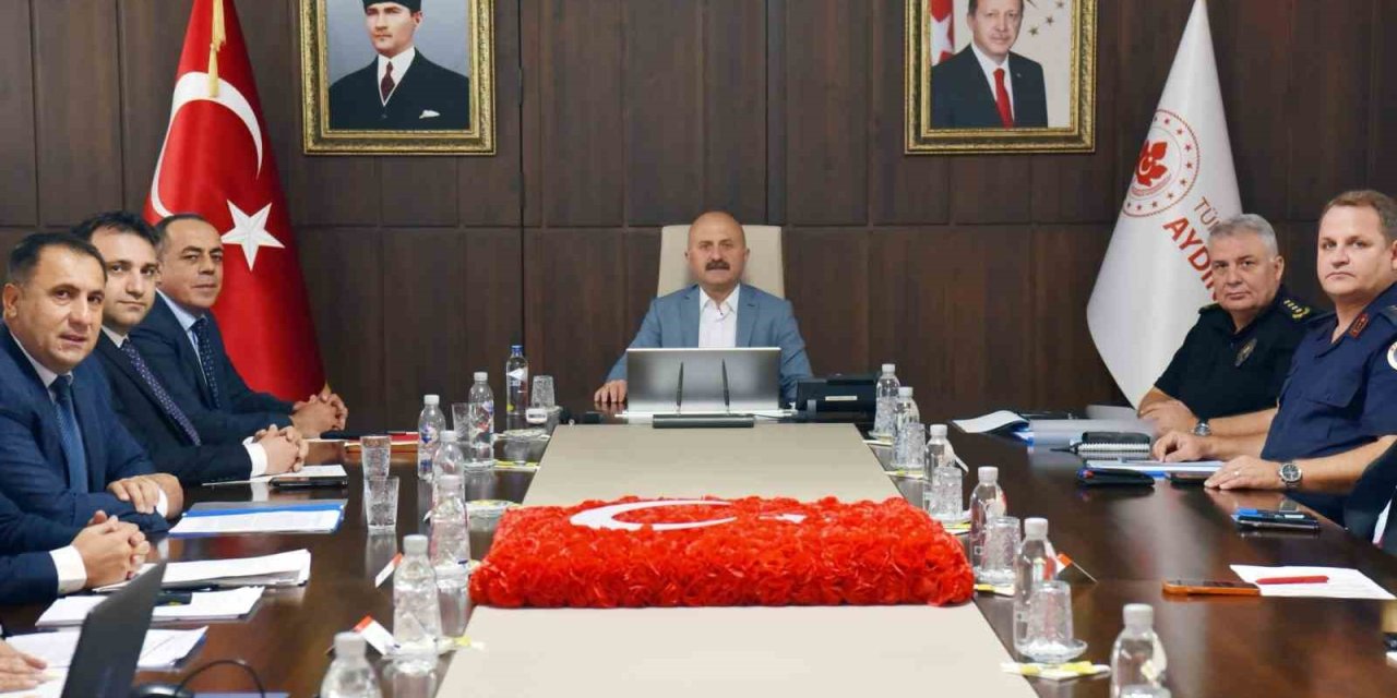 Aydın’da yeni eğitim yılı öncesi güvenlik toplantısı