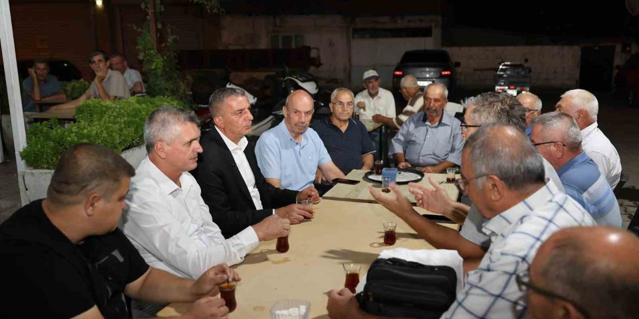 Başkan Şimşek Aşağıçobanisa’da vatandaşların taleplerini dinledi