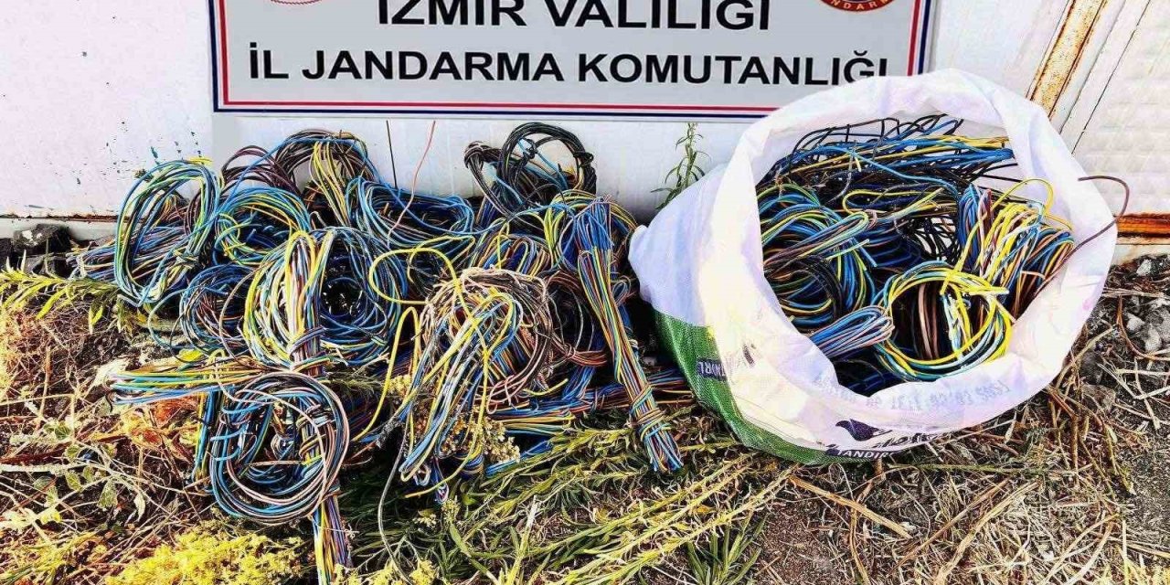 700 bin TL’lik kablo hırsızları suçüstü yakalandı