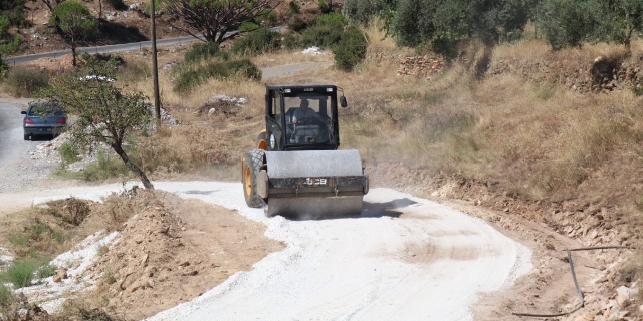 Bozdoğan Belediyesi’nden Güre Mahallesi’nde ulaşımı kolaylaştıran çalışma