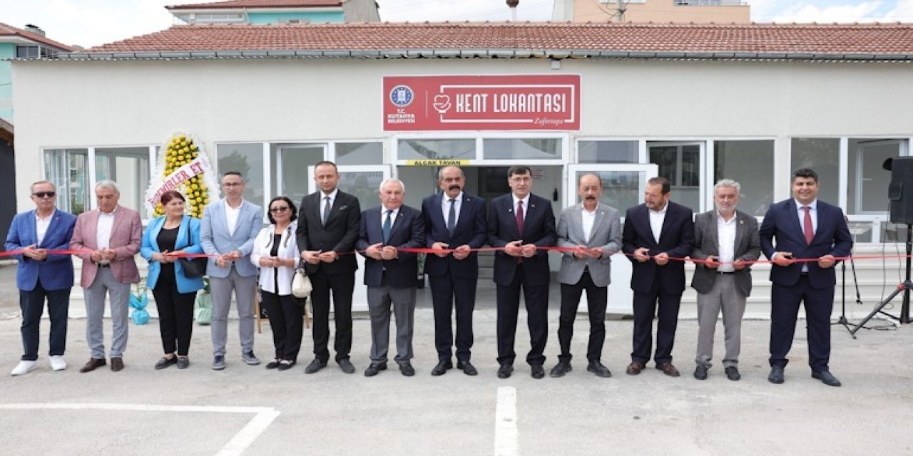 Kütahya’da Zafertepe Kent Lokantası hizmete açıldı