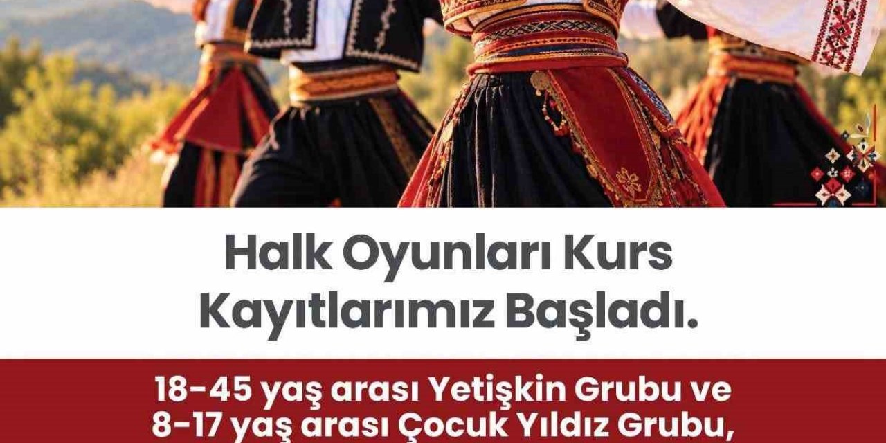 Merkezefendi’de halk oyunları kurs kayıtları başladı