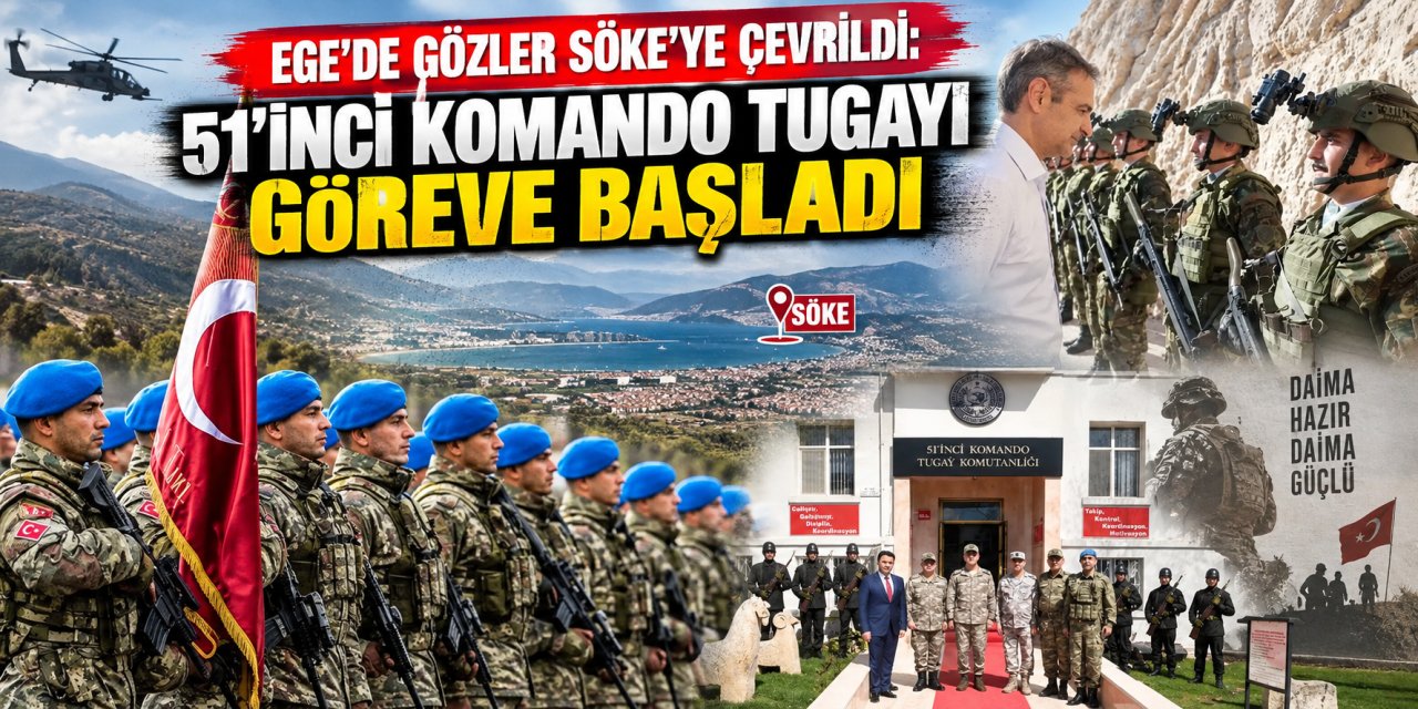 Ege’de gözler Söke’ye çevrildi: 51’inci Komando Tugayı göreve başladı