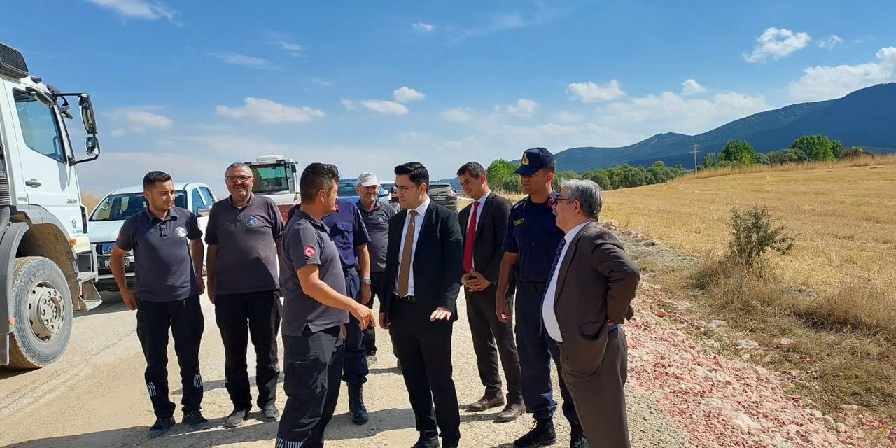 Dumlupınar Kaymakamı Karahan’dan köy ziyaretleri