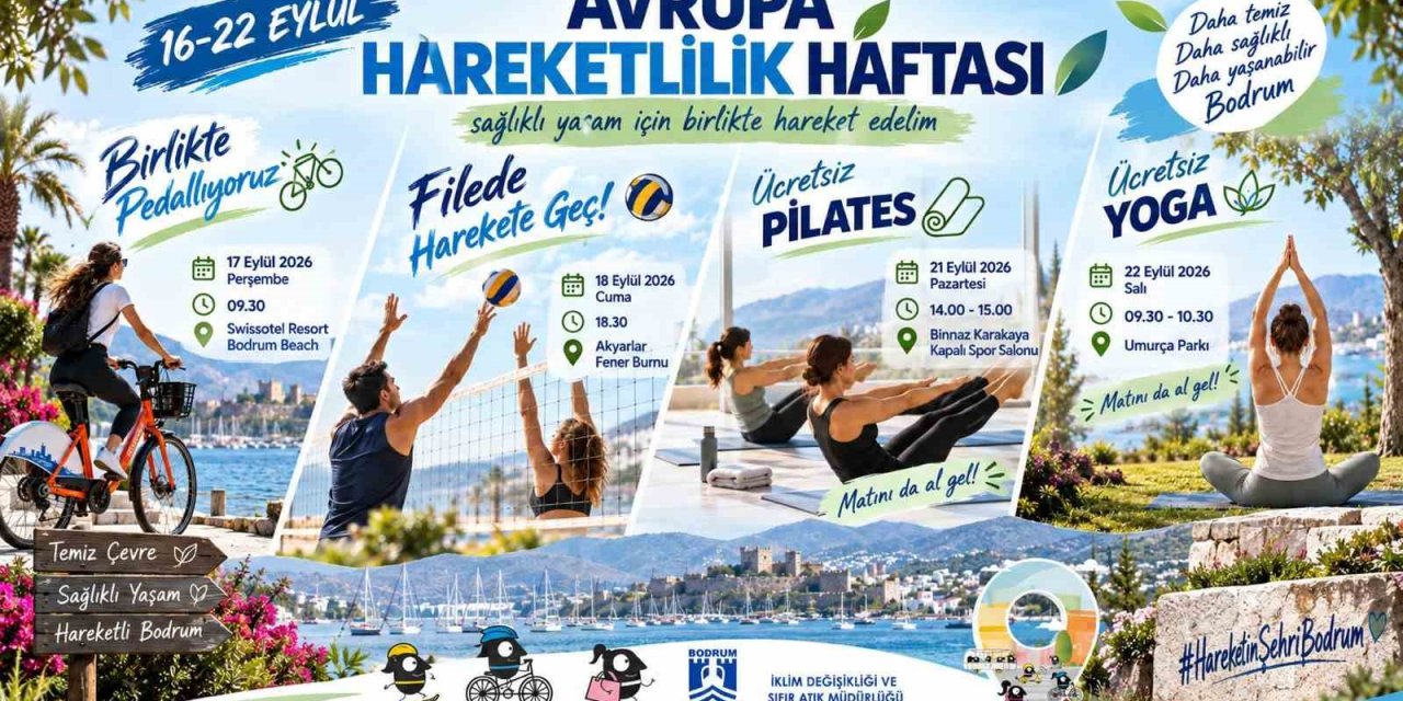 Avrupa Hareketlilik Haftası Bodrum’da etkinliklerle kutlanıyor