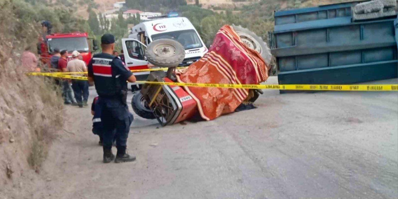 Köşk’te seyyar pide fırını taşıyan traktör devrildi: 1 ölü, 1 yaralı