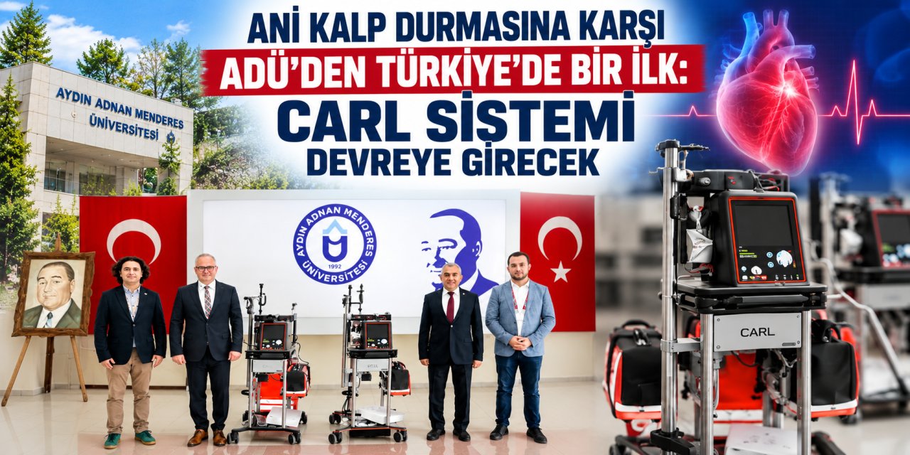 Ani kalp durmasına karşı ADÜ’den Türkiye’de bir ilk: CARL sistemi devreye girecek