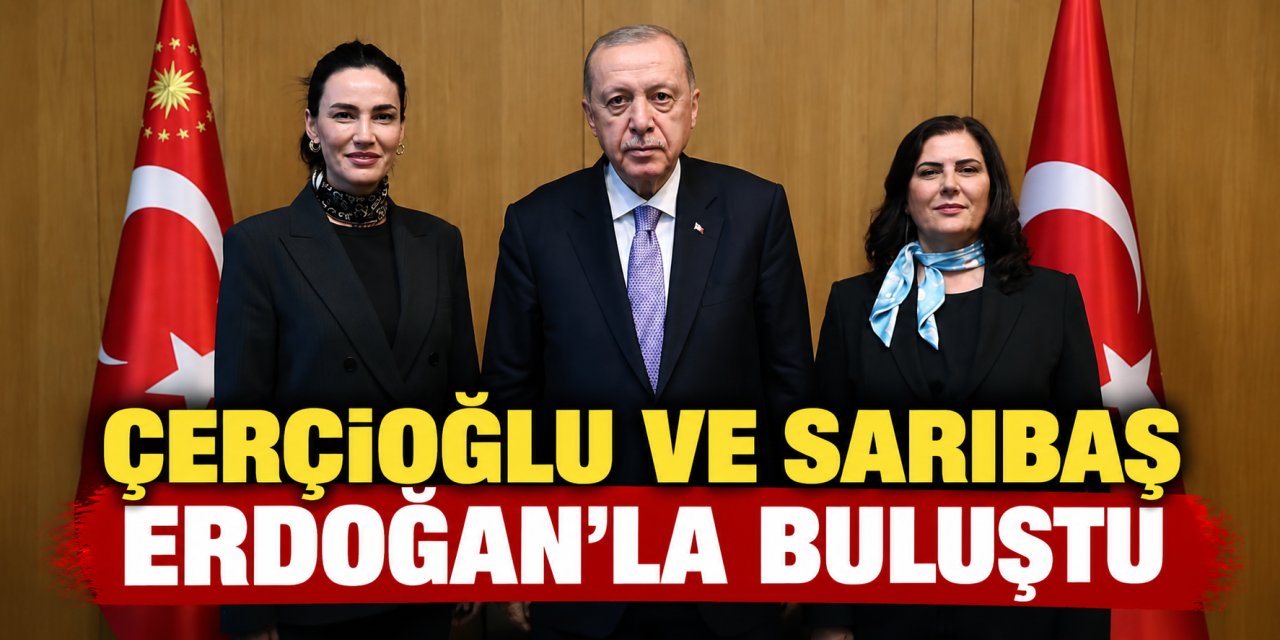 Çerçioğlu ve Sarıbaş Erdoğan’la buluştu