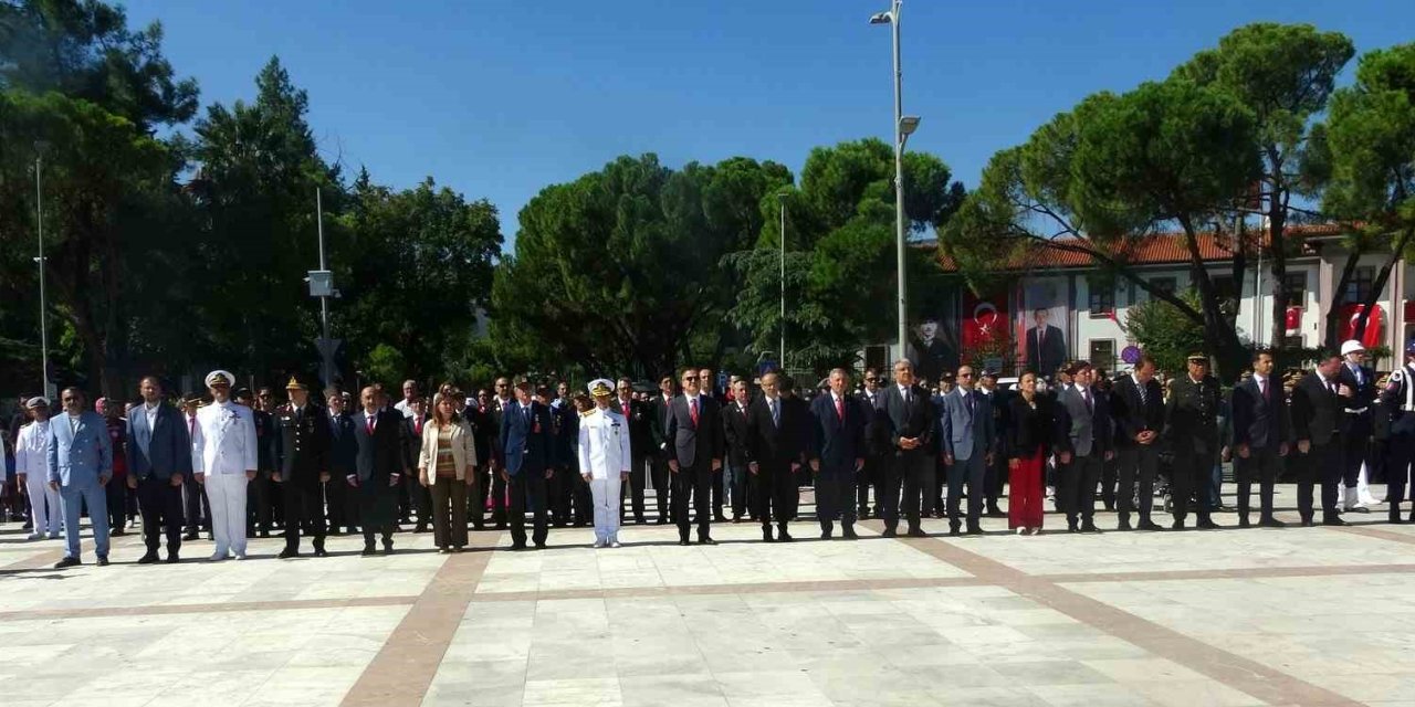Muğla’da 19 Eylül Gaziler Günü dolayısıyla tören düzenlendi