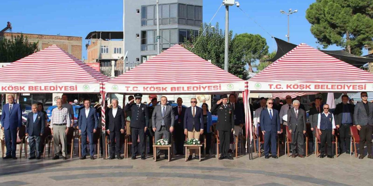 Köşk’te 19 Eylül Gaziler Günü törenle kutlandı